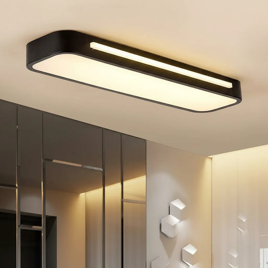 Plafonnier LED Nordique Minimaliste – Fer & Acrylique